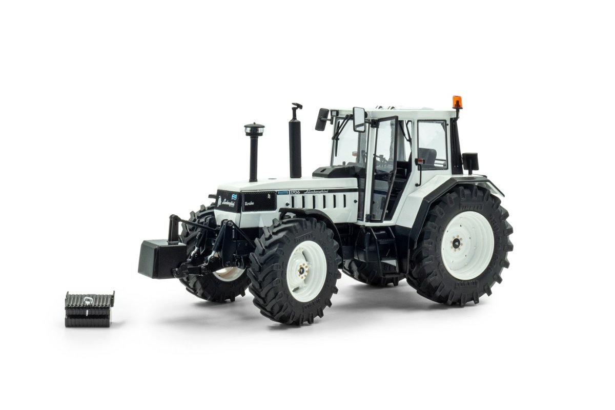 LAMBORGHINI 1706 TURBO 2ND WHITE LIMITED EDITION 999 traktor 1/32
