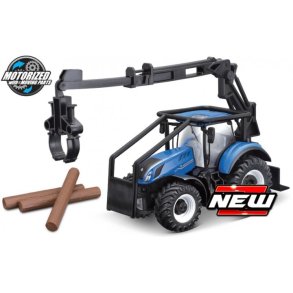 New Holland T7.315 skovtraktor 10cm (ca 1/50) Bburago