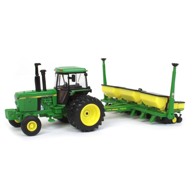 John Deere 4450 med 7200 smaskine 1/64 Ertl Prestige