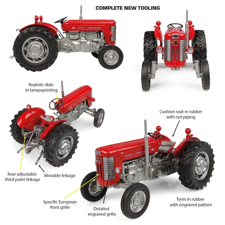 Massey Ferguson 65 traktor 1/32 UH Universal Hobbies 