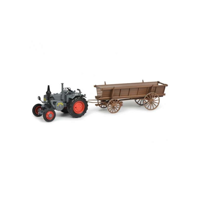 Lanz Bulldog traktor med vogn 1/32 Schuco