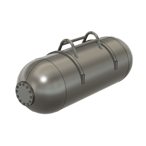 Byggest Ammoniaktank incl beslag 1/32 MDK-Farmmodels