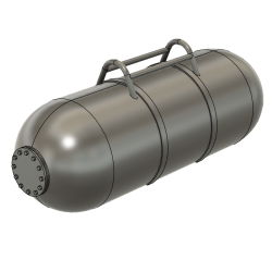 Byggest Ammoniaktank incl beslag 1/32 MDK-Farmmodels