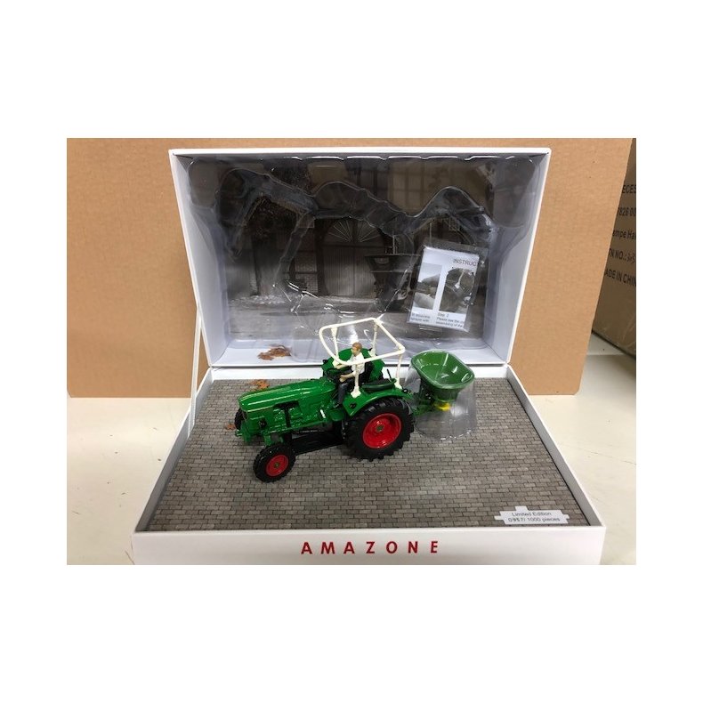 Deutz D6005 med Amazone ZA - Limited Edition traktor og gdningsspreder 1/32 UH Universal Hobbies