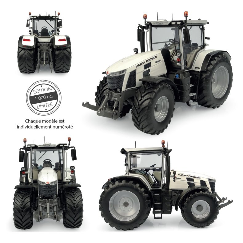  Massey Ferguson 8S.265 White Edition limited 1000 stk traktor 1/32 UH Universal Hobbies