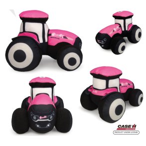 Traktorbamse Case IH Magnum pink 17cm 