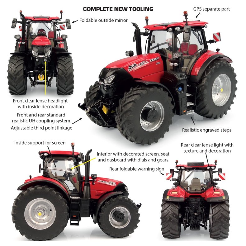 Case IH Puma 260 CVXDrive traktor 1/32 UH Universal Hobbies