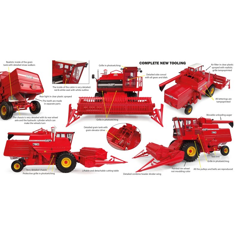 Massey Ferguson 760 mejetrsker 1/32 UH Universal Hobbies