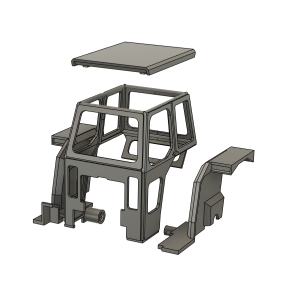 Byggest skandinavisk hus til Replicagri IH 24 serie 1/32 MDK-Farmmodels