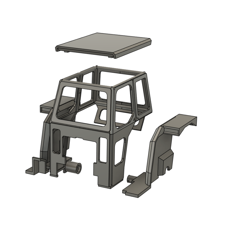 Byggest skandinavisk hus til Replicagri IH 24 serie 1/32 MDK-Farmmodels