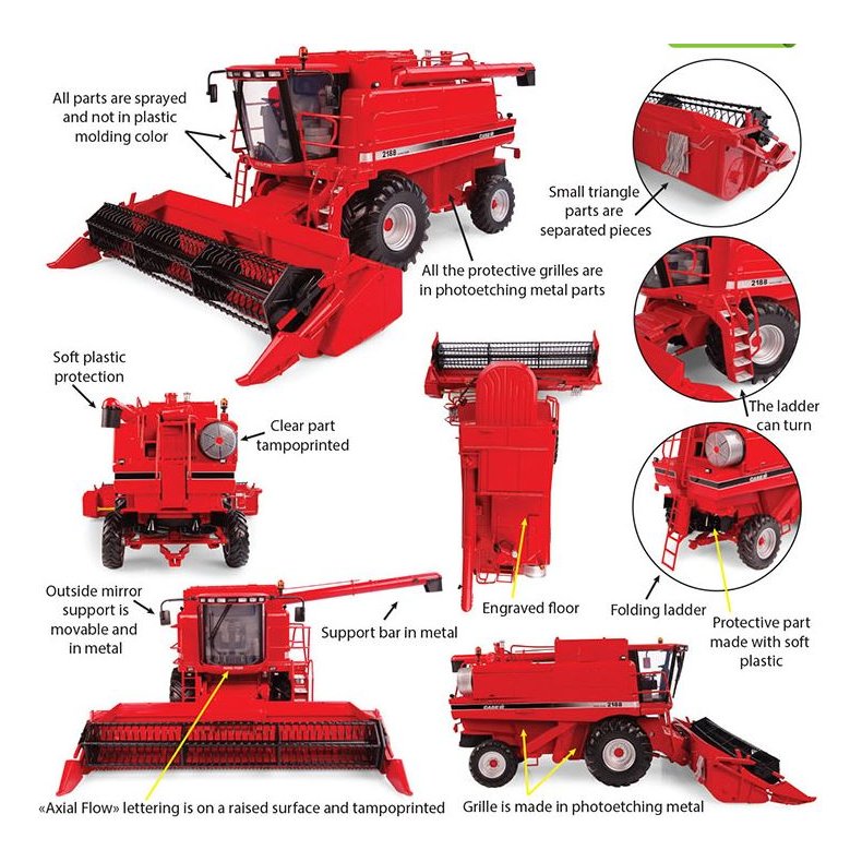 Case IH Axial Flow 2188 mejetrsker 1/32 UH Universal Hobbies