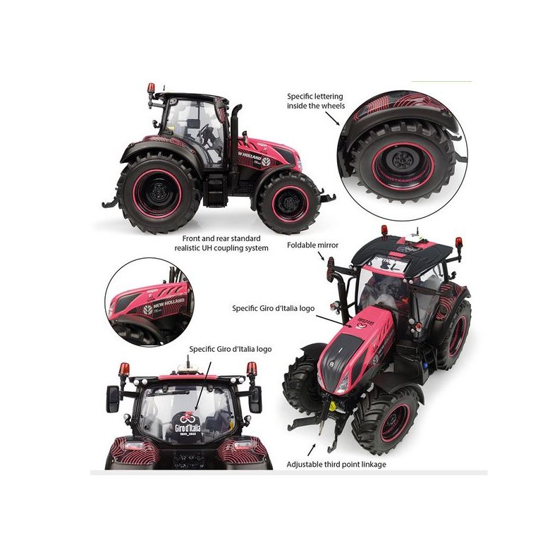 New Holland T5.140 Giro d'Italia 2022 Limited Edition traktor 1:32 UH Universal Hobbies 
