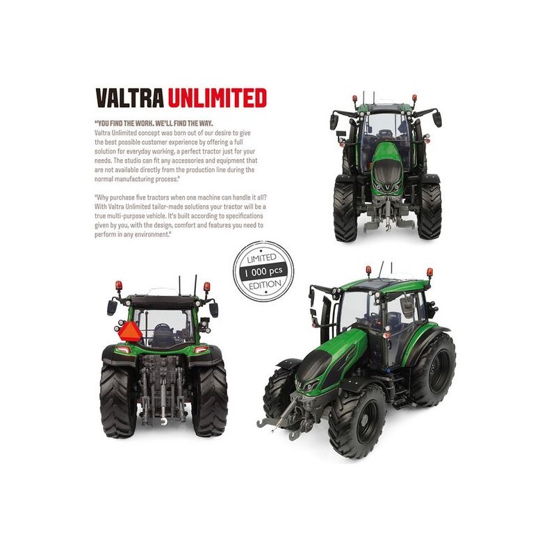 Valtra G135 Unlimited Ultra Green Limited Edition traktor 1/32 UH Universal Hobbies