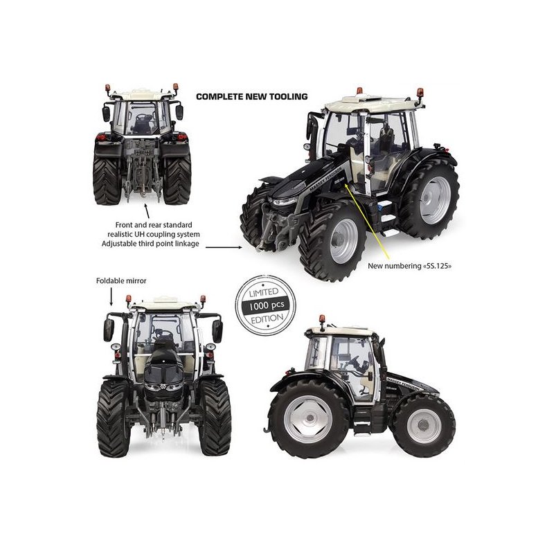 Massey Ferguson 5S.125 traktor Black Edition Limited 1/32 UH Universal Hobbies