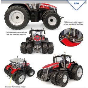 Massey Ferguson 9S.425 traktor med tvillinghjul 1/32 UH Universal Hobbies