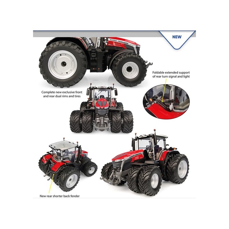 Massey Ferguson 9S.425 traktor med tvillinghjul 1/32 UH Universal Hobbies