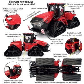 Case IH Quadtrac 715 traktor 1/32 UH Universal Hobbies