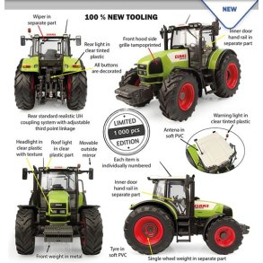 Claas Ares 816RZ traktor Limited Edition 1/32 UH Universal Hobbies