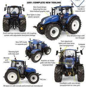New Holland T5.120 Dual Command 2025 traktor 1/32 UH Universal Hobbies