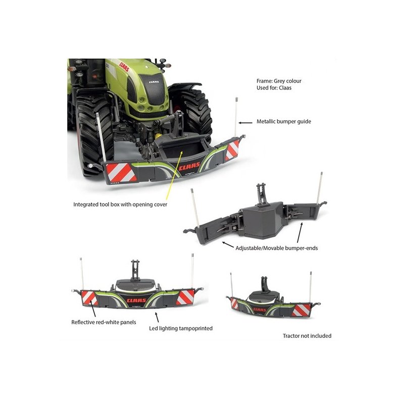 Tractorbumper Safetyweight 800kg Claas  1/32 UH Universal Hobbies