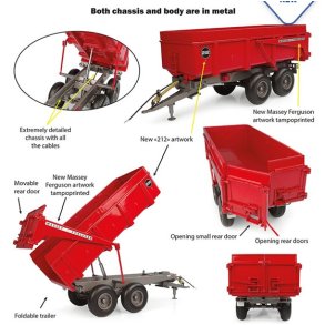 Massey Ferguson 212 V2 tipvogn 1/32 UH Universal Hobbies
