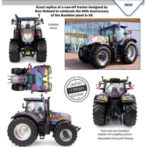 New Holland T7.300 Basildon 60 Years traktor Limited Edition 1/32 UH Universal Hobbies