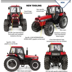 Case International 1594 4wd Hydra-Shift traktor 1/32 UH Universal Hobbies