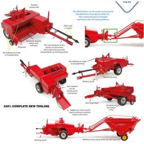 Massey Ferguson 224 ballepresser 1/32 UH Universal Hobbies