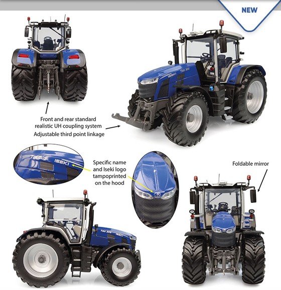 Iseki Big-T T8S305 traktor 1/32 UH Universal Hobbies - Traktorer 1