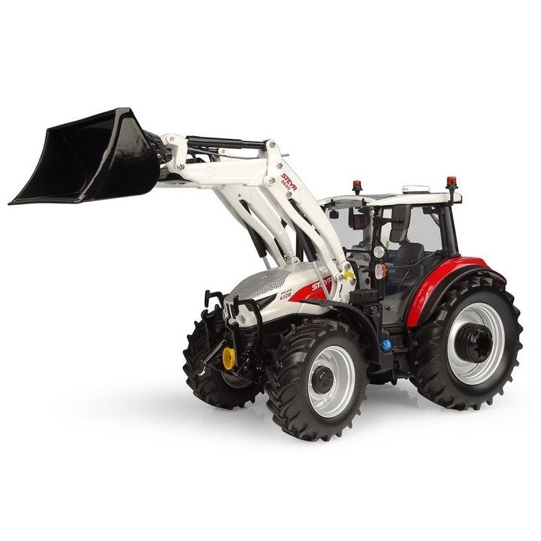Steyr 4120 Plus traktor med S635 frontl�sser 1/32 UH Universal Hobbies
