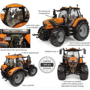 Deutz-Fahr 6150.4 TTV traktor Communal Limited Edition 500 1/32 UH Universal Hobbies