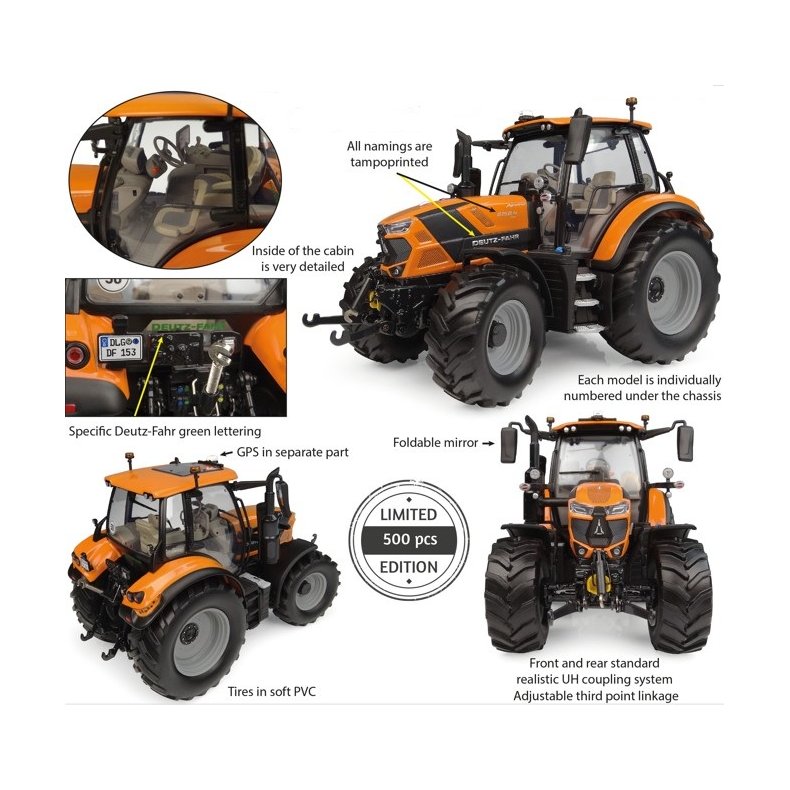 Deutz-Fahr 6150.4 TTV traktor Communal Limited Edition 500 1/32 UH Universal Hobbies