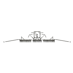 Byggest Ammoniaknedflder 7,5m 25 tands 1/32 MDK-Farmmodels