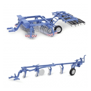 Fortschritt B200 plov og Fortschritt tallerkenharve B402 1/32 Schuco