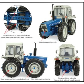 Ford County 1174 traktor 1/32 UH Universal Hobbies 