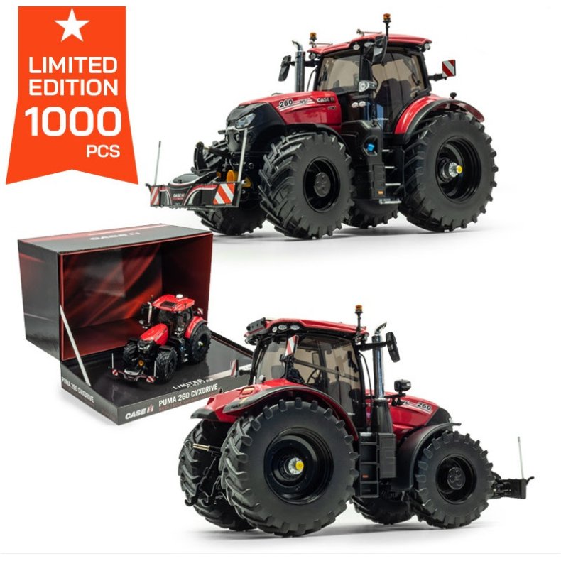 Case IH Puma 260 CVXDrive RED-TECH Limited Edition 1000 traktor 1/32 UH Universal Hobbies